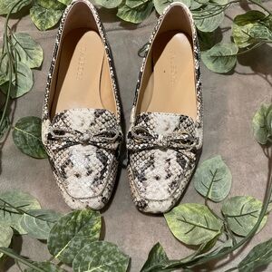 Talbots Snakeskin Patterned Women's Leather Flats